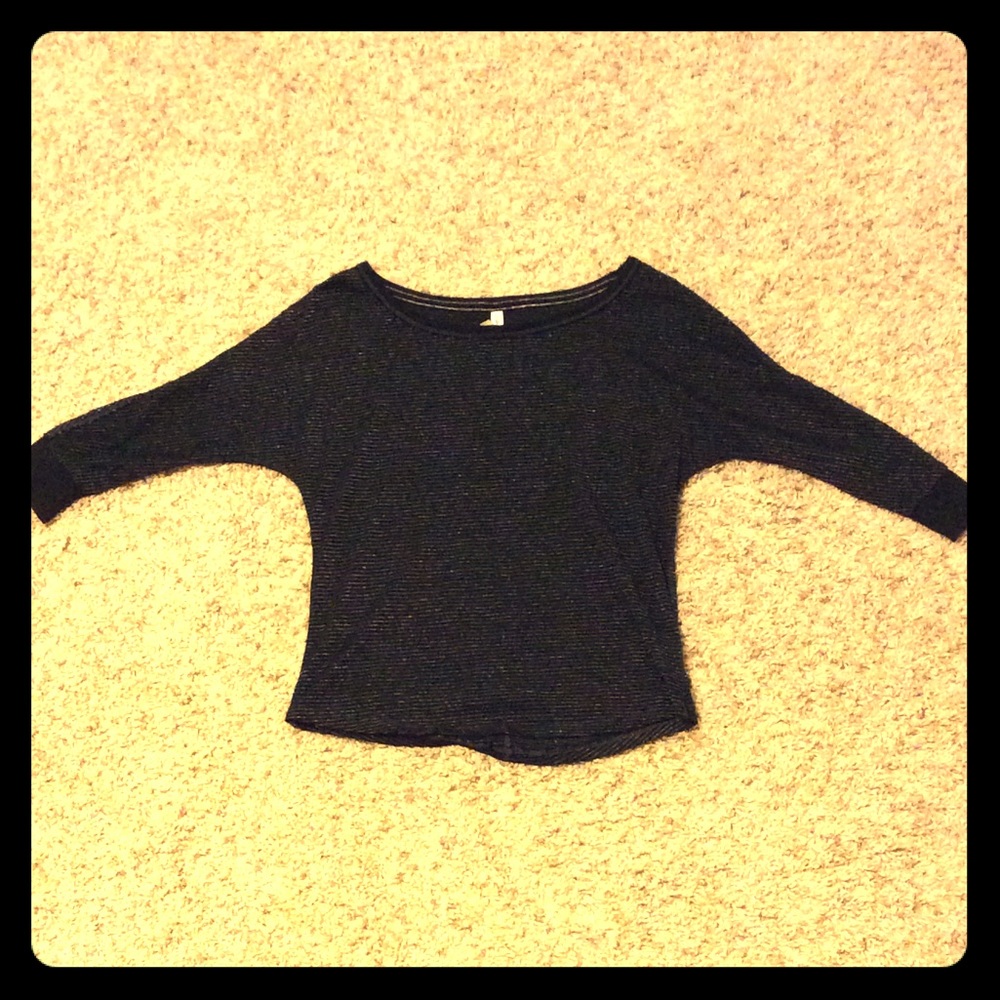 Aeropostale Striped Long Sleeve Tee